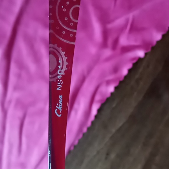 Foster Grant Red Design Reading Glasses w Pink Animal Print Case & Cloth - Picture 3 of 7